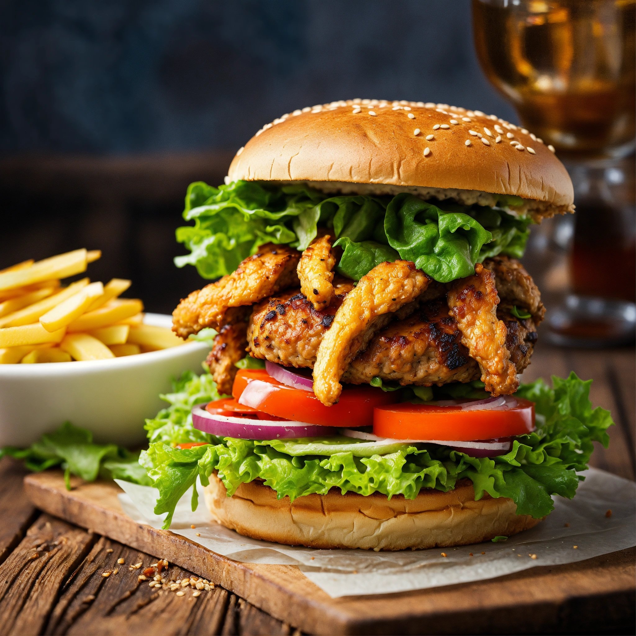 Chicken-burger
